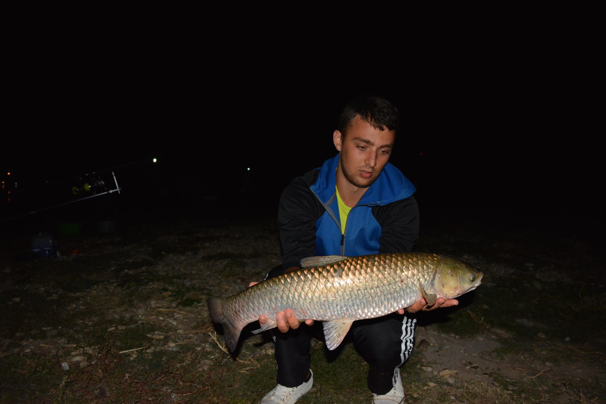 Hermes Peris 13.09.2014 - Primul...au mai urmat 5-6 capturi de cteno, plus unul care a scapat la mal, pe care l-am apreciat la 7-8 kg :)